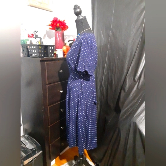 Ella Simone Polka Dot Ladies Dress - Picture 4 of 10